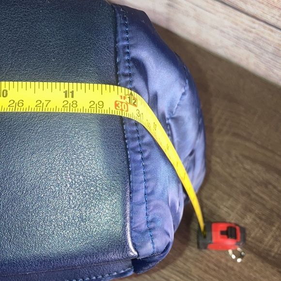 SOL & SELENE Large Quilted Navy Blue Crossbody Bag - Picture 7 of 14